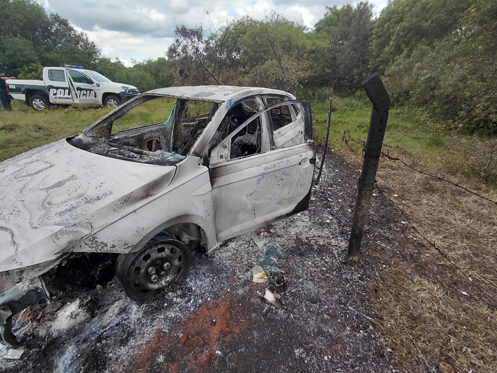 Hay un detenido y un prófugo por el homicidio que investigan tras el hallazgo de restos calcinados en Posadas 2